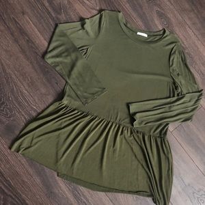 Olive Green Tunic Top